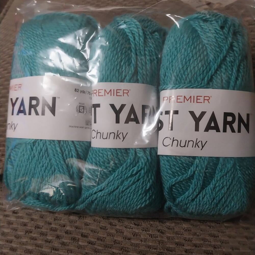 New Premier Just Chunky Yarn "Turquoise"